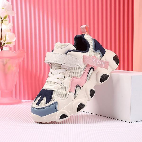 

athletic & outdoor classic brand children shoes girls flats kids breathable lightweight sneakers canvas pink casual school, Black