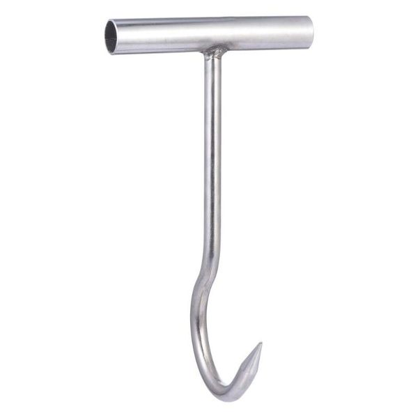 

hooks for butchering t shaped steel hook with handle butcher shop tool kit & rails