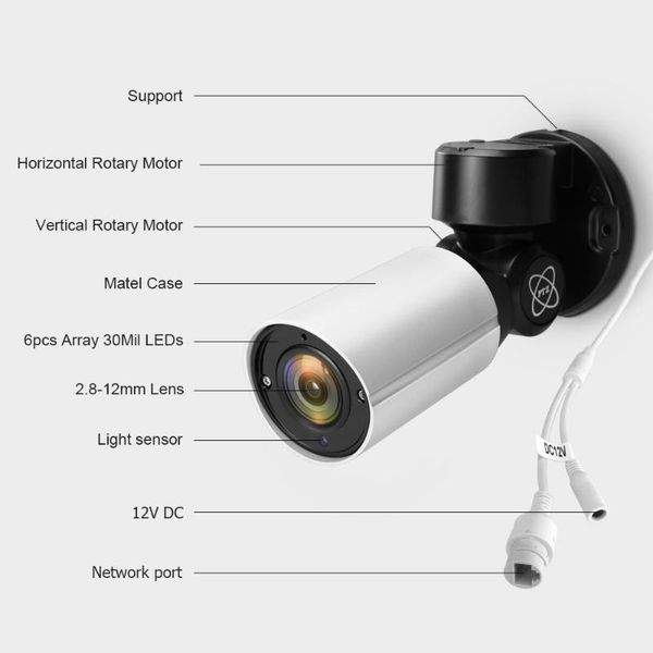 

cameras bfmoe p2p cctv security onvif waterproof infrared 2.0mp sony imx323 mini ptz network camera h.265 cloud storage outdoor 4x