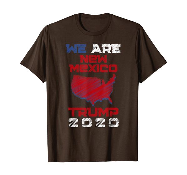 

we are new mexico not anti-trump but pro-trump 2020 t-shirt, White;black