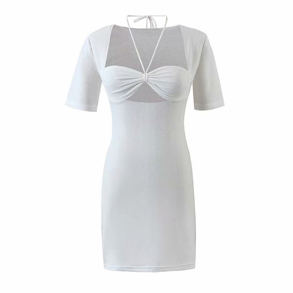 

women solid color dress summer fashion ladies high street female two-piece tube mini 210515, Black;gray