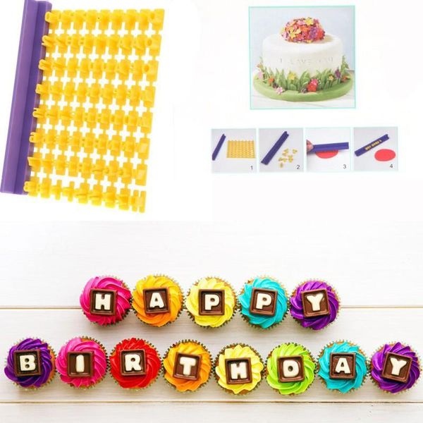 

alphabet letter number cookie press stamp embosser cutter fondant mould cake biscuit baking molds kitchen tools stencil moulds