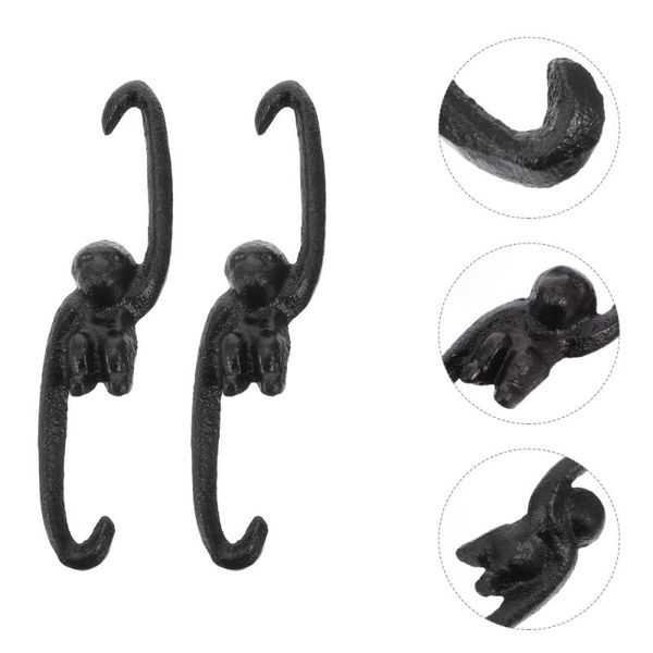 

fishing hooks 2pcs cast iron indoor outdoor garden planter bird feeder hanger