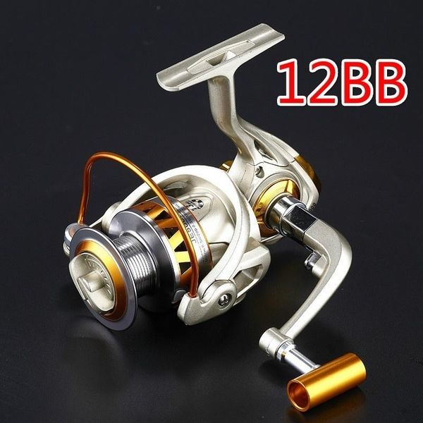 

series 12bb metal line cup 2000 - 7000 spinning fishing reel bait casting reels carp steering wheel baitcasting
