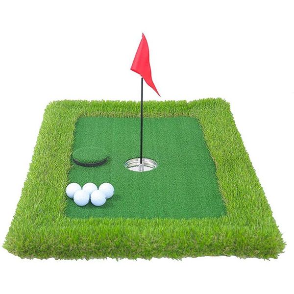 

golf training aids floating green for pool, backyard game, summer pool yard outdoor 30x60cm