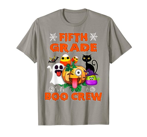 

Black Cat Pumpkin Candy Ghost Shirt Fifth Grade BOO Crew, Mainly pictures
