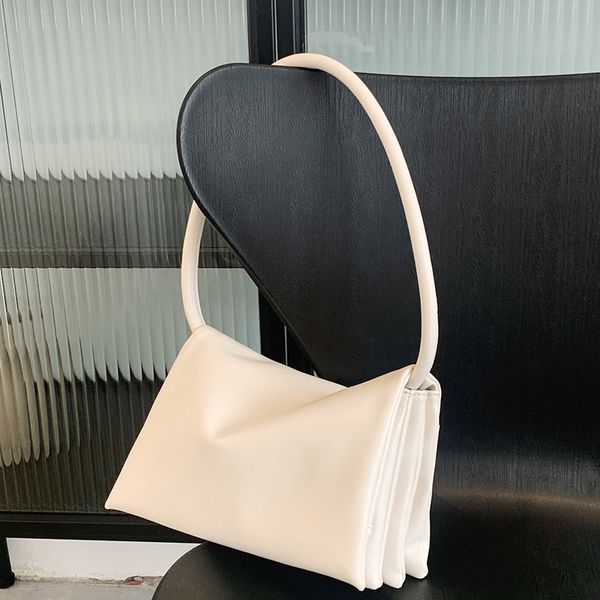 

women shoulder pouch multi layer pocket soft leather handbags for women solid color clutch purse women shoulder bag bolsos mmm