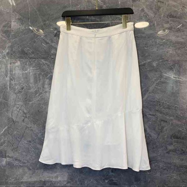 

summer and autumn new women's all-match pure color simple lotus leaf skirt 0707, Black