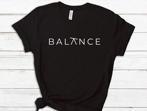 

no balance print men t shirt cotton casual funny for lady yong girl tee hipster drop ship s, White;black