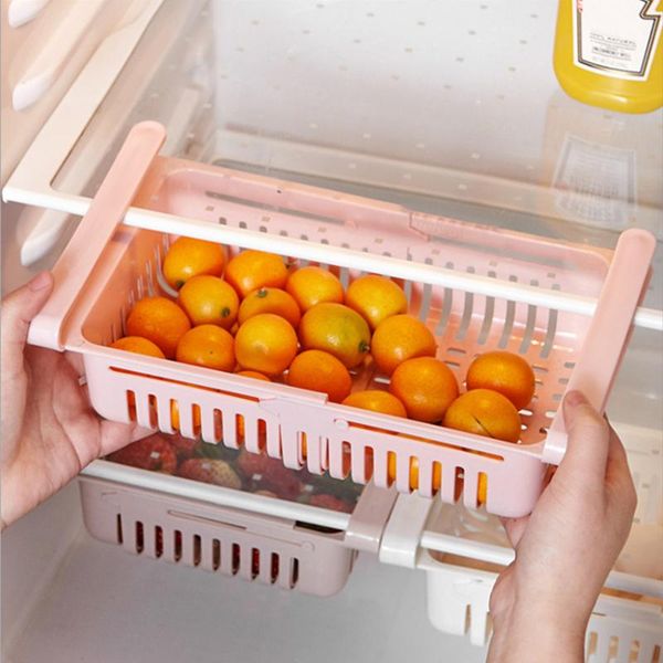 

refrigerator partition layer durable storage rack fruit vegetable holder reme889 kitchen & organization