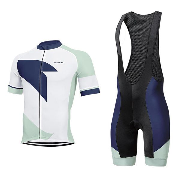 

racing sets runchita team cycling jerseys set summer quick-dry bike clothing breathable clothes men outdoor short sleeve, Black;blue