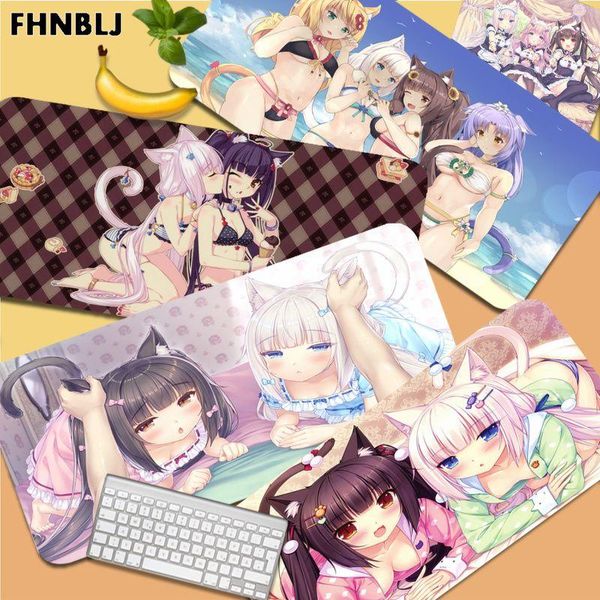 

mouse pads & wrist rests fhnblj chocola nekopara custom skin large pad pc computer mat size for keyboards mousepad boyfriend gift