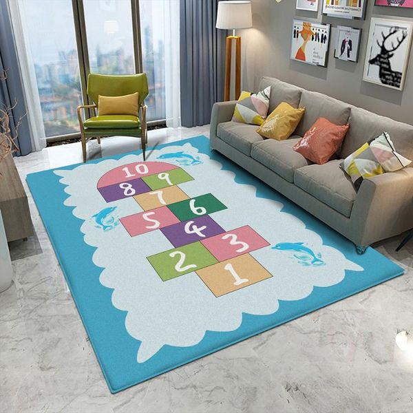 

carpets mandala style non-slip round flannel carpet for floor mat living room bedroom decor anti-slip area yoga rug