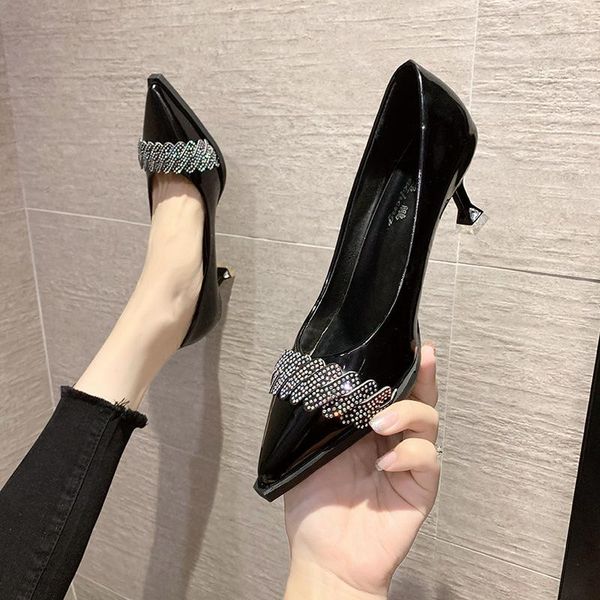 

dress shoes shallow mouth beige high heels fine heeled 12cm stiletto slides pu rubber thin be, Black