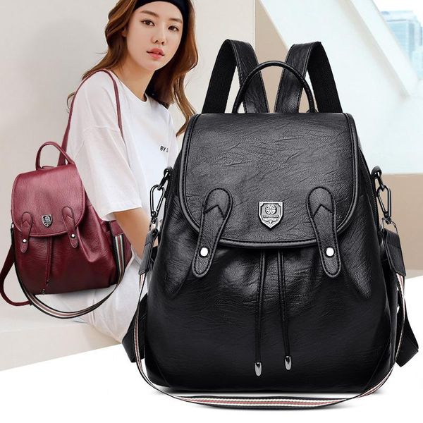 

backpack women's bag style ribbon-style youth small bookbag