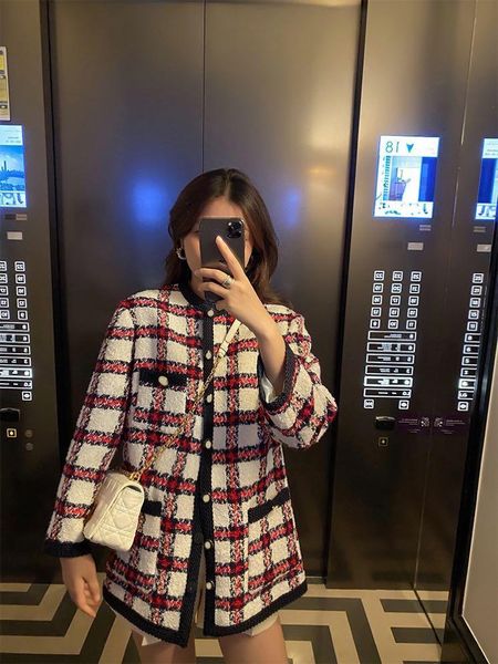 

women's jackets iw0741 fashion women coats & 2021 runway luxury european design party style clothing, Black;brown
