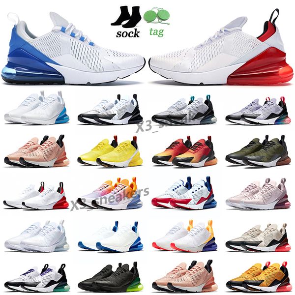 

2022 27s men running shoes triple black white p blue anthracite royal volt sepia stone be true mens women designer sneakers 36-45