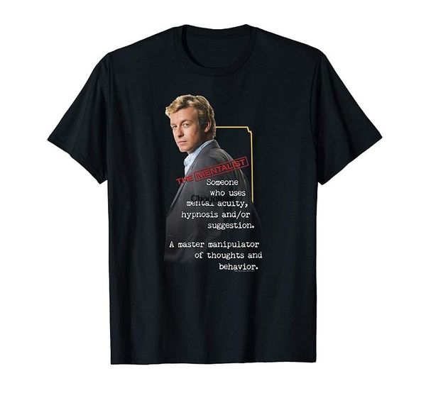 

the mentalist definition t-shirt men's t-shirts, White;black