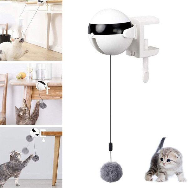 

funny electric cat toy ball interactive puzzle smart pet cat ball teaser toys pet supply lifting balls pet cat toys supplies