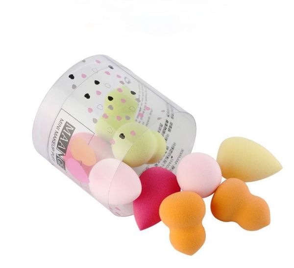 

sponges, applicators & cotton 10pcs/box hydrophilic non-latex mini cosmetic sponge puffs water-drop foundation powder puff smooth makeup too