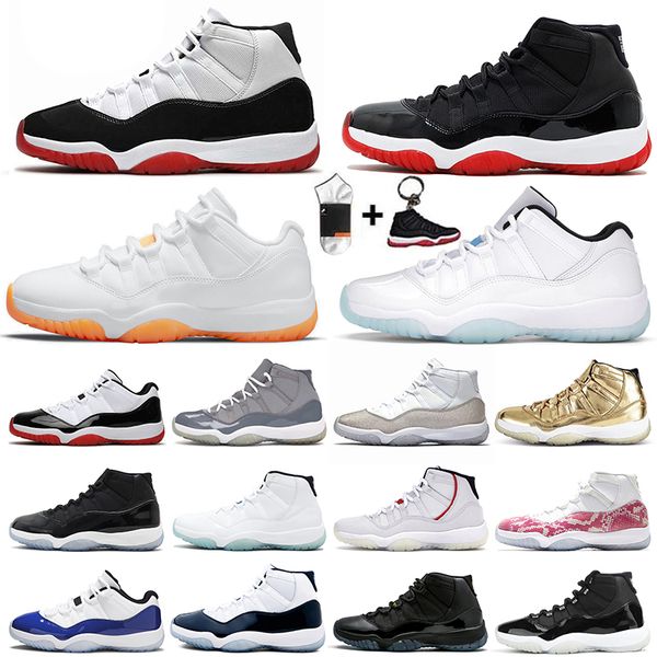 

with socks 2021 men women jumpman 11 11s basketball shoes high bred low legend blue citrus 25th anniversary trainers sneakers 36-47