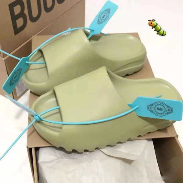 

pure coconut slippers kanye yiezy slipper slide beach shoes men's and women's thick soled outdoor sandals a zmm, Black