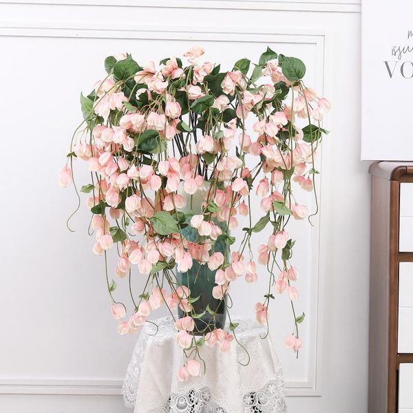 

hvayiartificial flower lantern hanging fruit rattan wedding fabric exhibition home decoration fake mariage decorative flowers & wreaths