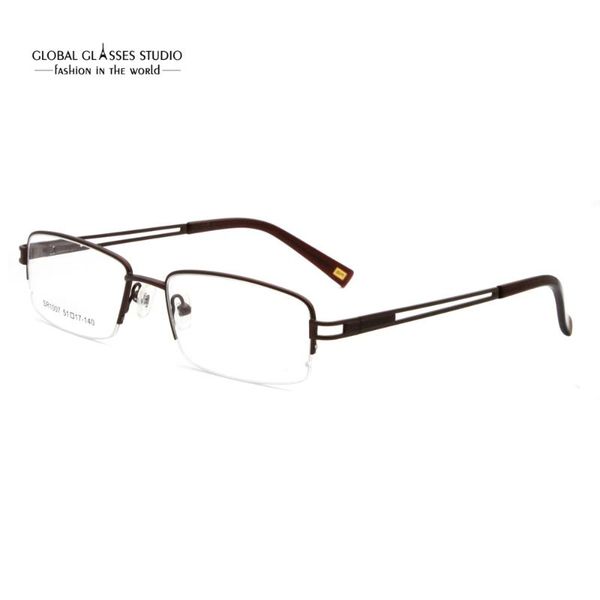 

eyeglasses optical glasses metal men women frame fashion style clean lens trend classic design eyewear sr1007-c5 sunglasses fra, Black