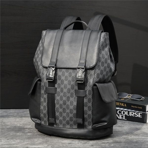

backpack luxury design men large-capacity travel backpacks mens bag fashion letter print student school laptop