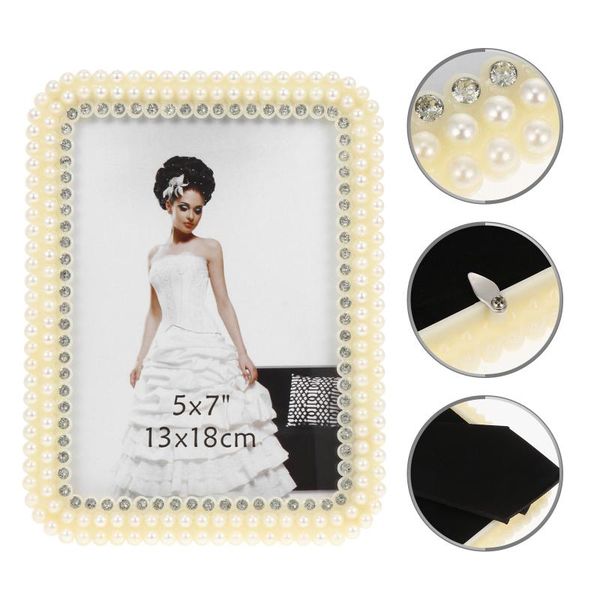 

frames tabledecorative picture po frame pearl home desk ornament