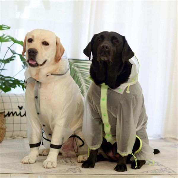 

dog apparel big raincoat large rain jacket waterproof clothing samoyed golden retriever labrador husky pet clothes jumpsuit
