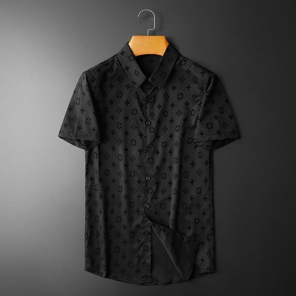 

men's casual shirts great eu designers brand shirt summer arrivals very good quality short sleeve for men clothing 2277, White;black