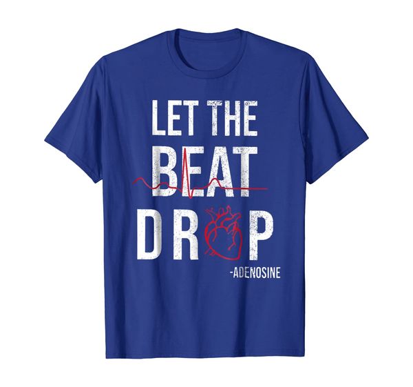 

cool let the beat drop adenosine t shirt gift for women men, White;black