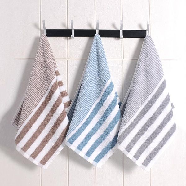 

towel combed yarn striped cotton household absorbent facial cleansing gift wholesale 75*35cm 2pcs