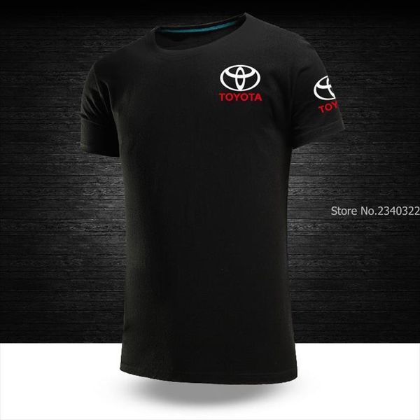 

summer fashion funny toyota mens t shirt casual solid colour, White;black