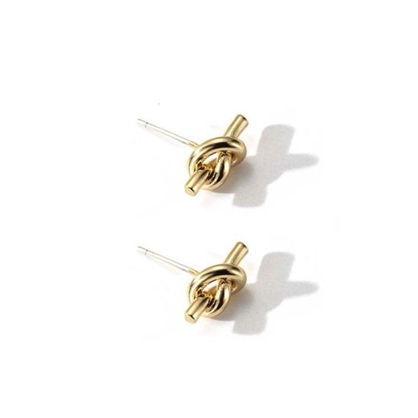 

knotted earrings female simple cute net red personalized trinkets