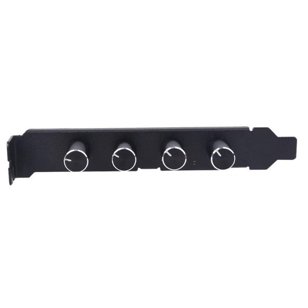 

fans & coolings computer pc 1/4 knob cooling fan hub sata power supply adapter speed controller dropship