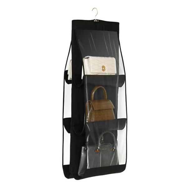 

storage baskets 6 grids bag organizer portable holder case shelves rack hanging