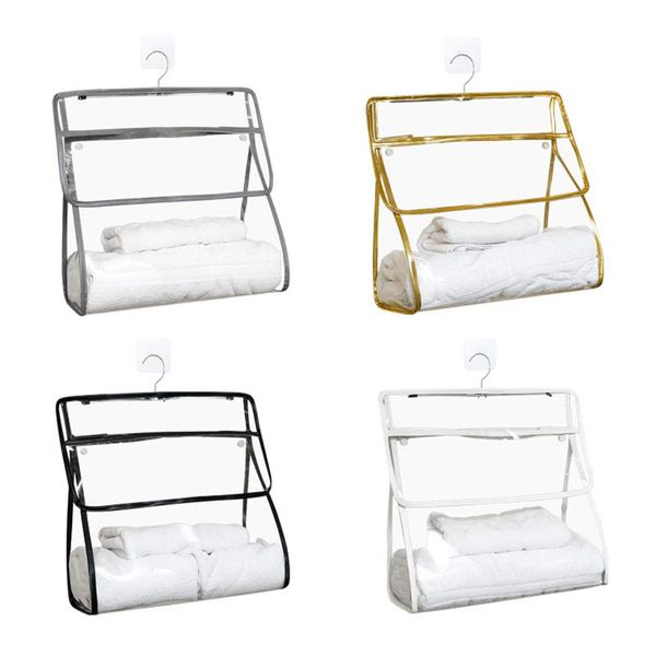 

summer bathroom transparent waterproof bag with hanging hook shower bags mobile phone touch screen storage for clohes