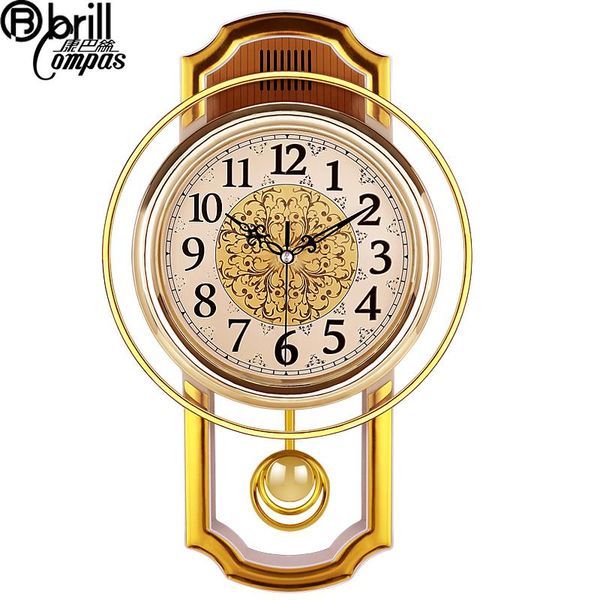 

wall clocks vintage swing clock home decor living room hanging tables 3d bedroom watches silent quartz horloge