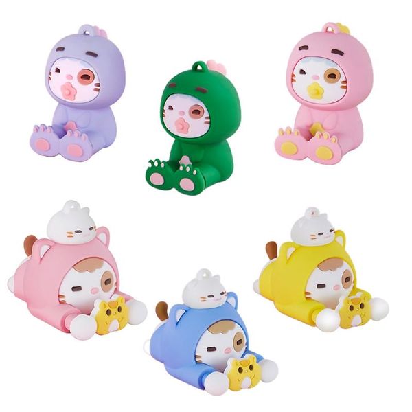 

cell phone mounts & holders y8ac cute cat smart holder cartoon animal desk stand cradle for mobile