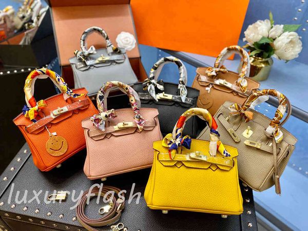 

mini 20cm designers lady handbags genuine leather handbag luxurys fashion lychee pattern crossbody bag cute shoulder bags golden hardware