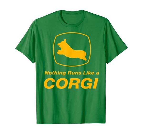 

Funny Corgi T-Shirt - "Nothing Runs Like A Corgi, Mainly pictures