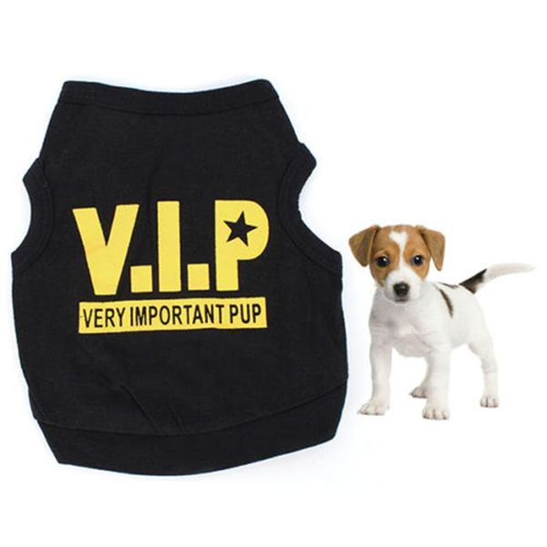 

dog apparel small t-shirt pet puppy cat vip pattern apparels summer clothes