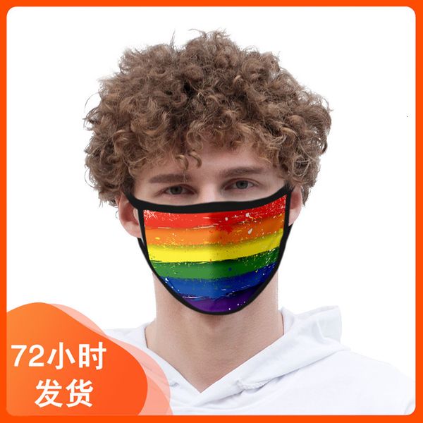 

lgbt homosexual 3d color printed polyter fabric washable mask