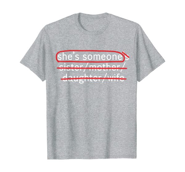 

she's someone human rights feminist t-shirt, White;black
