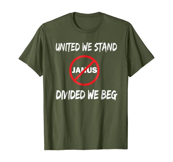 

union strong and solidarity shirt, White;black
