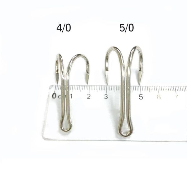 

mustad 22002dnp 4/0 5/0 high carbon steel fishing double hook for snakehead quality accessories hooks