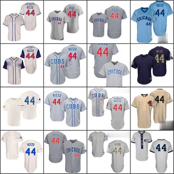 

chicago cubs men 44 anthony rizzowhite white youth jersey, Black;red