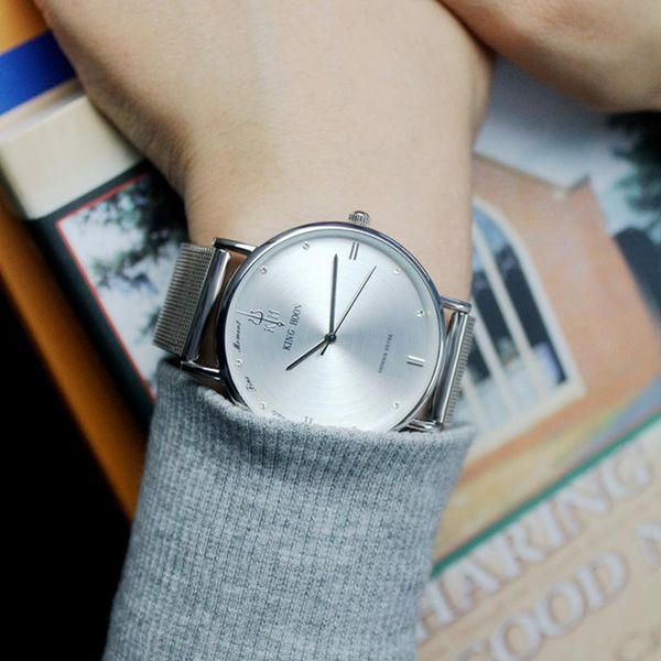 

wristwatches kinghoon watch luxury rhinestone women watches fashion ladies clock hour relogio feminino 2021, Slivery;brown